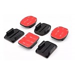 Soportes Adhesivos GoPro 3 Curvos + 3 Planos Original GoPro