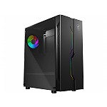 Gabinete MSI Mag Vampiric 010 Tg Midtower RGB 1x120 Negro