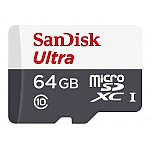 Memoria MicroSDXC 64GB Sandisk Ultra Clase 10 con adaptador SD