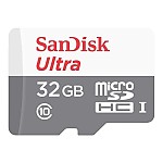 Memoria MicroSD 32GB Sandisk Ultra C10 80MB/s con adaptador SD