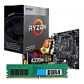 Combo actualizaci�n PC AMD Ryzen 3 3200G + Motherboard A320 Gigabyte + 8GB DDR4 Crucial